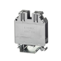 Изображение товара DKC Nuputuk Клемма проходная, винтовой зажим, 2 точки подключения, 35 кв.мм, серая