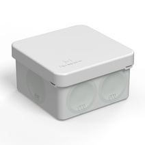 Изображение товара Промрукав  Коробка распределительная 60-0200 для прямого монтажа двухкомпонентная безгалогенная (HF) 70х70х40 (150шт/кор)