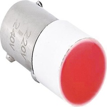 Изображение товара CHINT Лампа BA9s для NP2, красная, AC/DC24В (LED) (R)