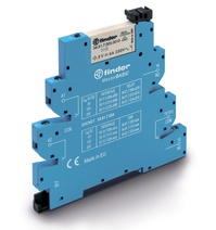 Изображение товара Finder Интерфейсный модуль (сборка 34.51.7.024.0010 + 93.61.7.024), электромеханическое реле, серия MasterBASIC; 1CO 6A; контакты AgNi; питание 24В AC