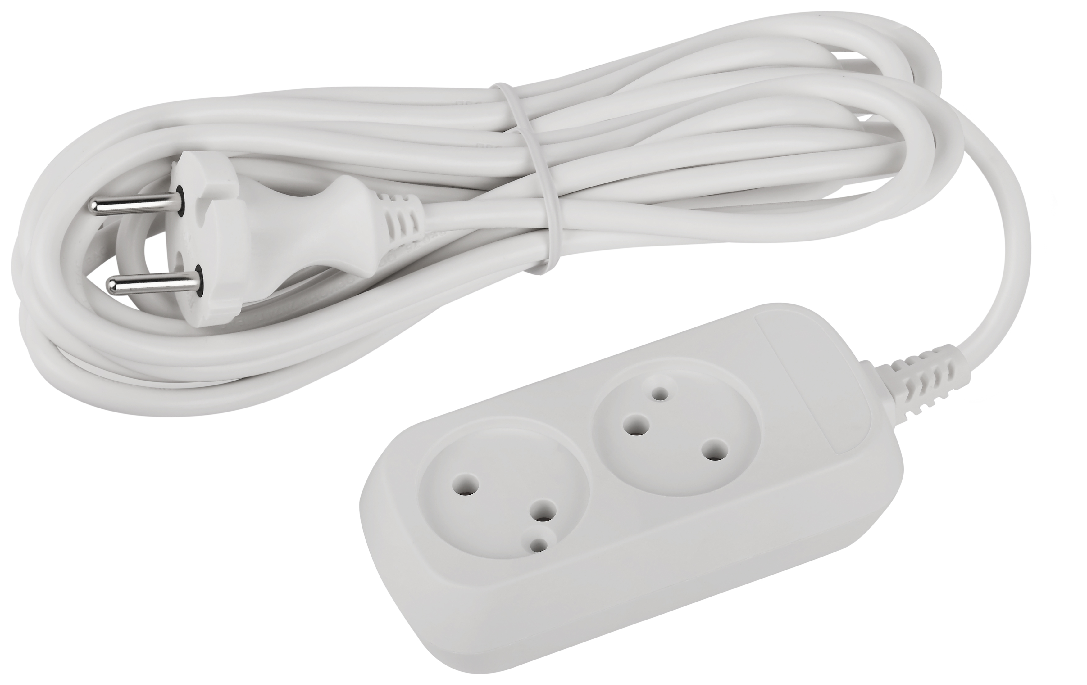 Изображение товара ЭРА Удлинитель электрический UDL-10-250 Greenline 2 розетки без заземления 5м ПВС 2x0.75мм2