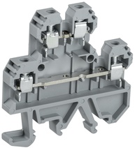 Изображение товара IEK Клемма винтовая КВИ-4-2L двухуровневая 4мм2 серая