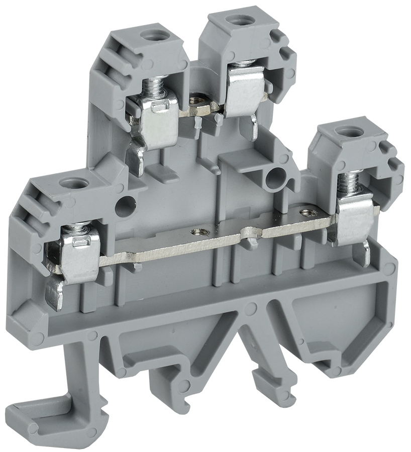 Изображение товара IEK Клемма винтовая КВИ 4-2L двухуровневая для DIN-рейки