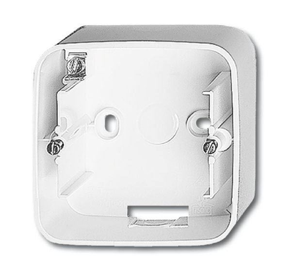 Изображение товара Рамка подъёмная ABB BJE Alpha Nea Белая, IP20, 1-ая, накладной монтаж