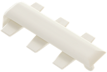 Изображение товара SPL Накладка на стык крышки для кабель-канала 100х50 белая (638001 - SPL - 100006S)