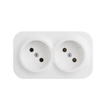 Изображение товара Legrand Quteo IP 20 Белый Розеточный блок с предварительным подключением 2 x 2К без шторок - 16 A - 250 В~.