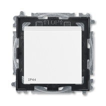 Изображение товара ABB EPJ Levit белый / белый Переключатель 1-клавишный IP44