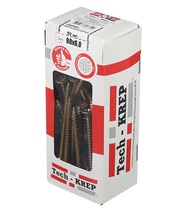 Изображение товара Универсальные саморезы Tech-Krep 90х6,0 мм 50 шт желтые с потайной головкой