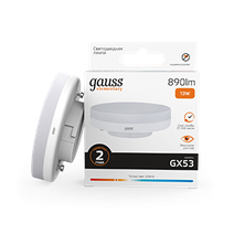 Изображение товара Gauss Лампа Elementary GX53 13W 890lm 3000K LED