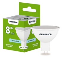 Изображение товара IEK GENERICA Лампа LED MR16 софит 8Вт 230В 6500К GU5.3