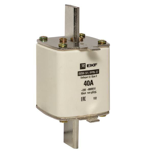Изображение товара ППН-37 400/40А габарит 2 - плавкая вставка EKF PROxima