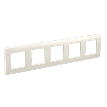 Изображение товара DKC Brava Рамка на 2+2+2+2+2 модуля (пятиместная), белая, RAL9010