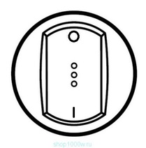 Изображение товара Legrand Celiane Графит Клавиша Выкл 2-пол инд.