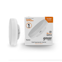 Изображение товара Gauss Лампа Basic GX53 11,5W 1095lm 3000K LED