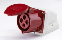 Изображение товара DEKraft Розетка стационарная 124 3Р+РЕ 32А 380В IP44 РС-102