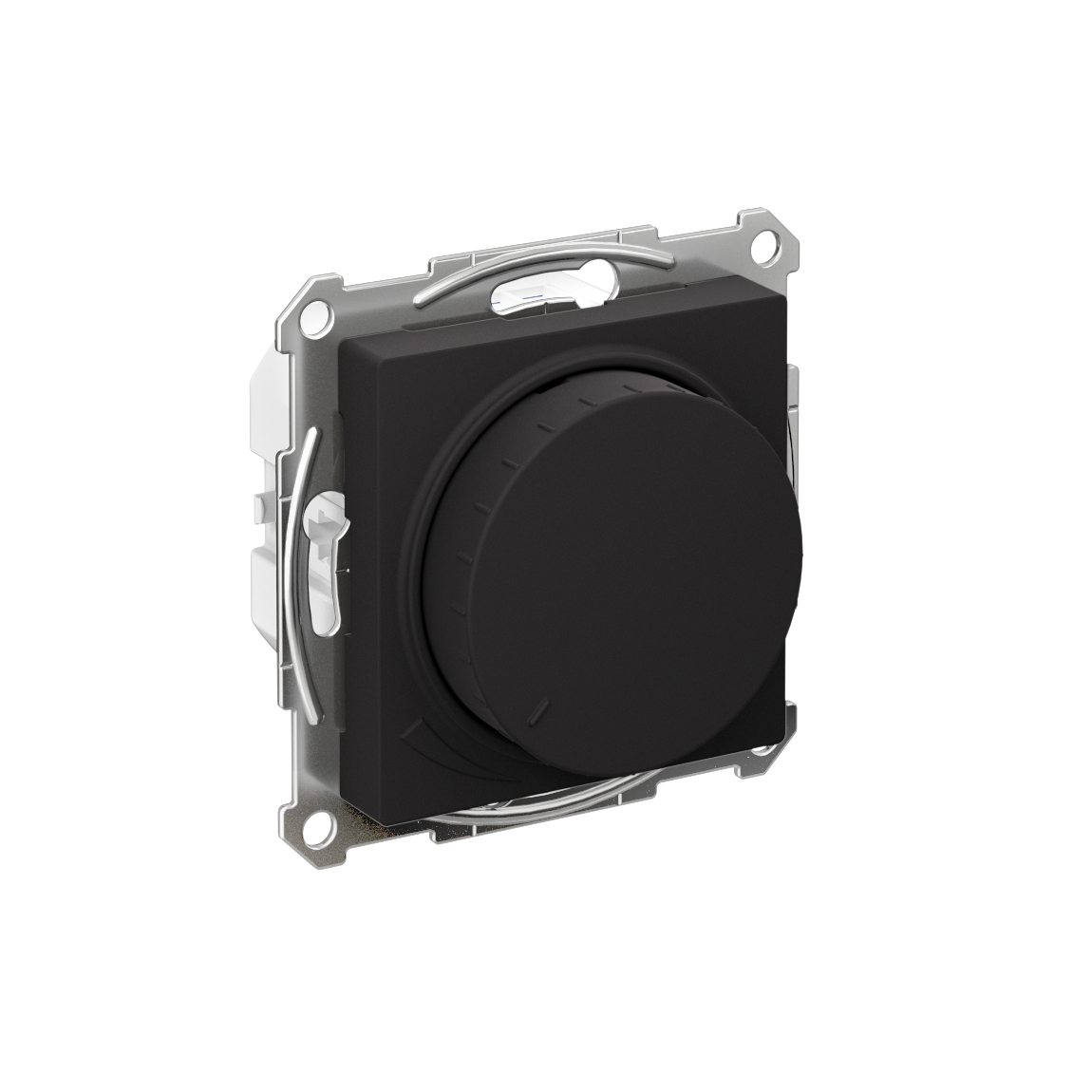 Изображение товара Systeme Electric AtlasDesign Карбон Светорегулятор (диммер) повор-нажим, LED, RC, 400Вт, мех.