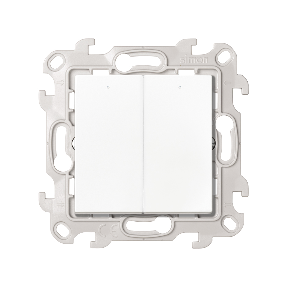 Изображение товара Simon 24 — двуклавишный выключатель с подсветкой, IP20