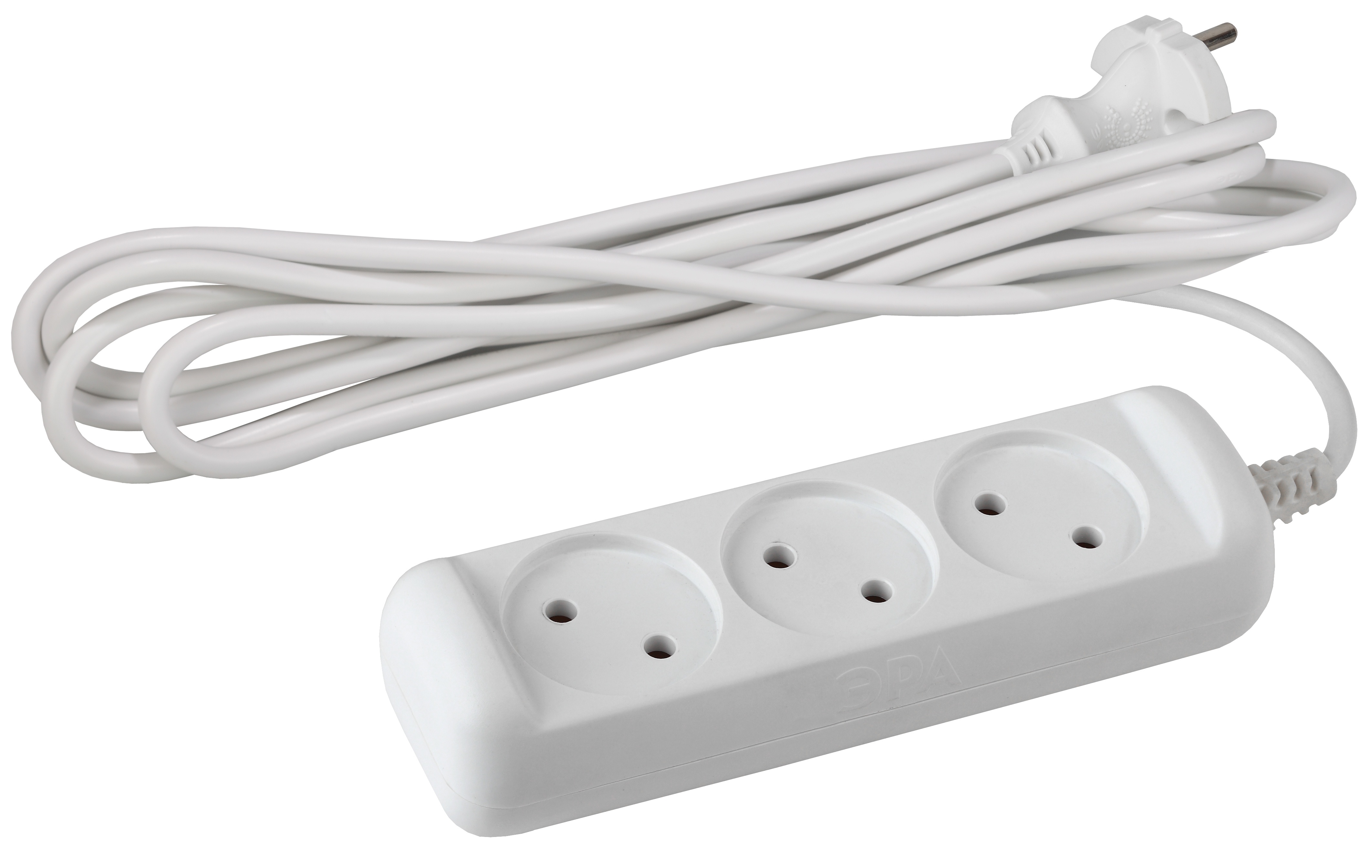 Изображение товара Удлинитель ЭРА U-3-3m Без заземления 3 розетки 3 м ПВС 2x1мм2