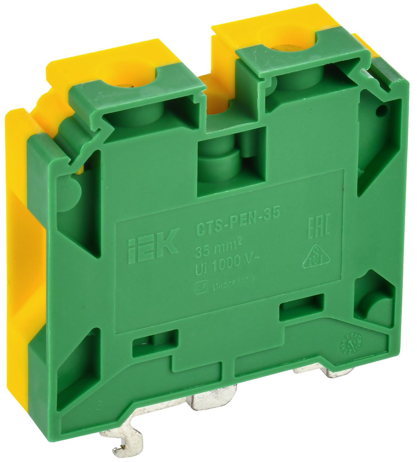 Изображение товара IEK Колодка клеммная CTS-PEN земля монтаж неск. напр. 35мм2