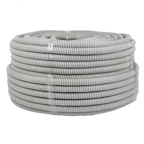 Изображение товара EKF PROxima Труба гофр. ПВХ Plast с зондом d20мм (100м.).