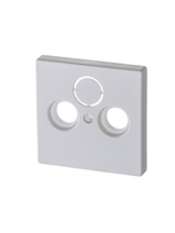 Изображение товара Накладка ABB BJE Solo/Future Белый бархат для ТВ-розеток