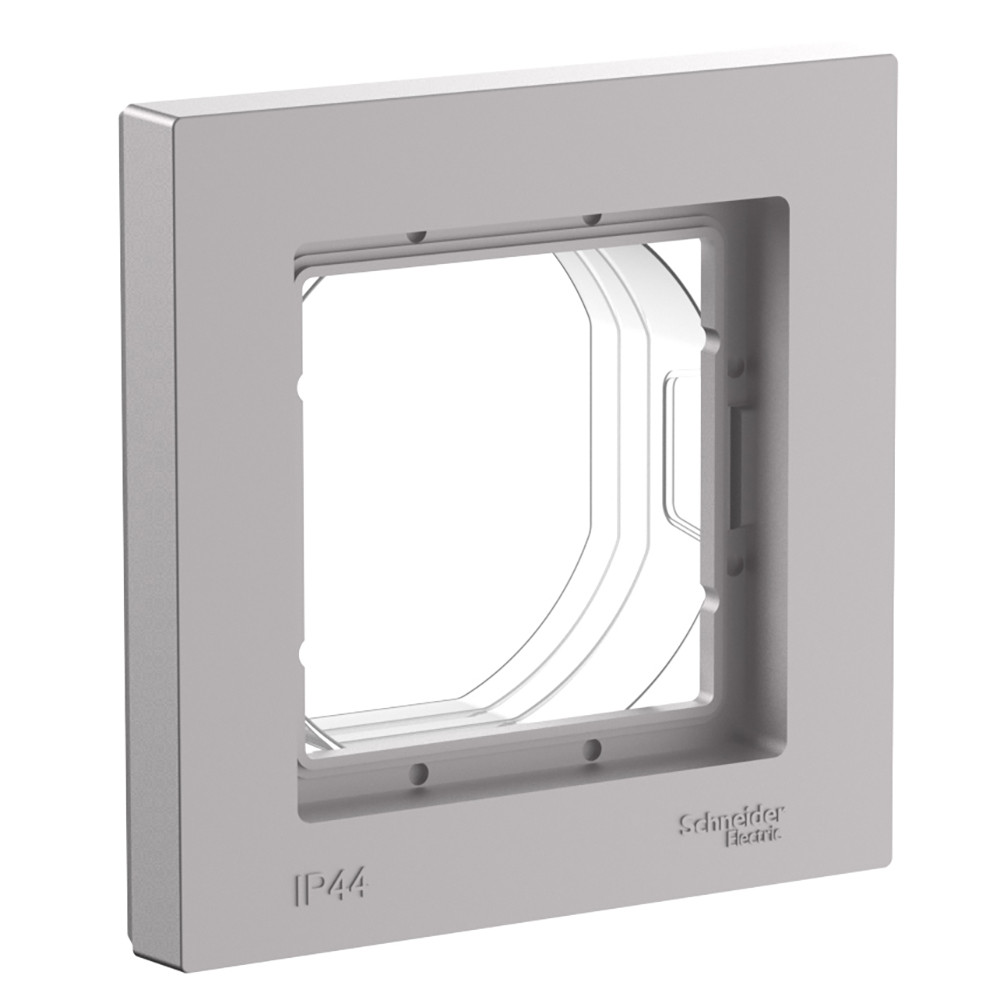 Изображение товара Systeme Electric AtlasDesign Aqua Алюминий Рамка 1-ая