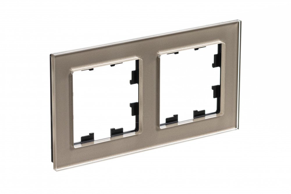 Изображение товара Systeme Electric AtlasDesign Nature Стекло шампань Рамка 2-ая