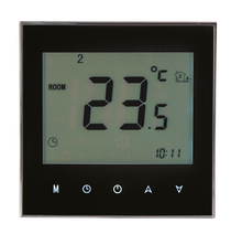 Изображение товара Zamel Программируемый регулятор температуры, сенсорный, черный