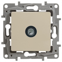 Изображение товара Legrand Etika Слоновая кость Розетка TV проходная, 15дБ.