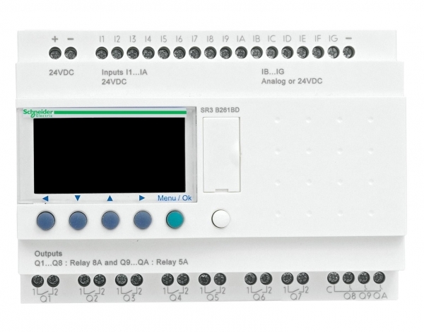 Изображение товара Schneider Zelio Logic: модульное реле 26 I/O, 100–240 В AC