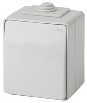 Изображение товара ЭРА Выключатель Эксперт 11-1601-03 IP65 10АХ-250В ОУ серый