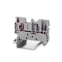 Изображение товара DKC Nuputuk Клемма проходная под вставной штекер, зажим push-in, 2 точки подключения, 2.5 кв.мм, серая