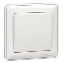 Изображение товара Systeme Electric Wessen 59 Бел Переключатель 1-клавишный 10АХ, (в сборе)