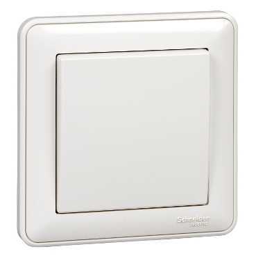 Изображение товара Systeme Electric Wessen 59 Бел Переключатель 1-клавишный 10АХ, (в сборе)