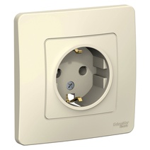 Изображение товара Systeme Electric Blanca внутр Молочная Розетка с/з без шторок, 16А, 250В