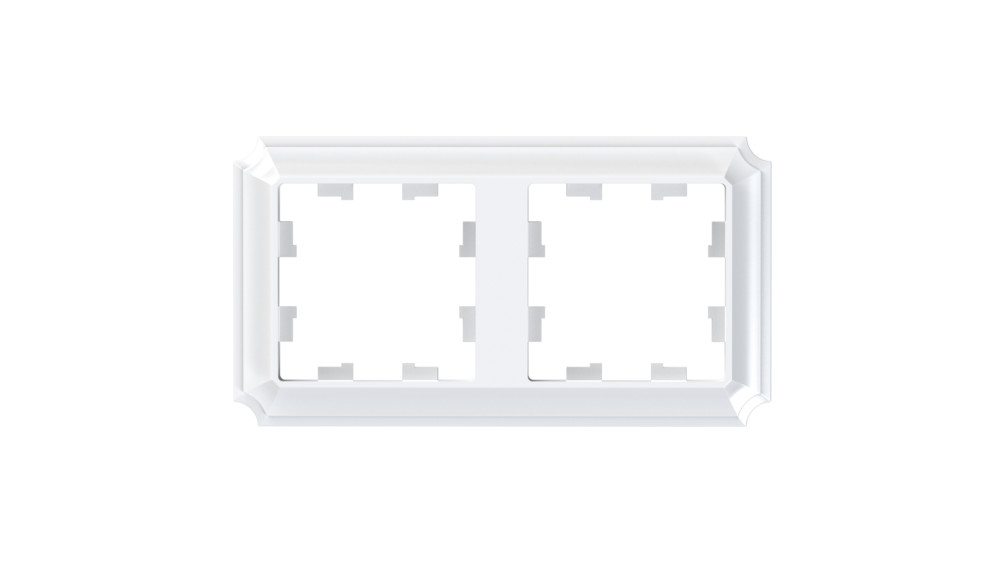 Изображение товара Рамка AtlasDesign Antique Белая 2-ая, универсальная