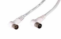 Изображение товара REXANT Шнур TV шт - TV гн 3М Угловой Белый.