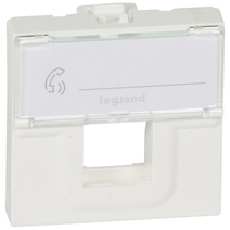 Изображение товара Legrand Mosaic Лицевая панель Keystone для простого коннектора.