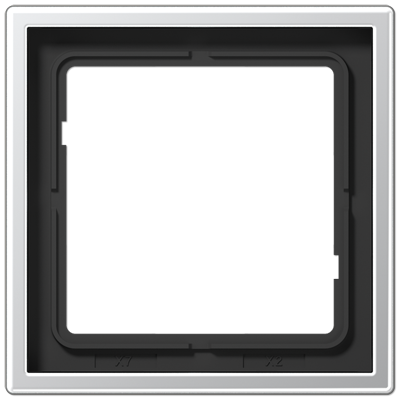 Изображение товара Рамка JUNG LS 990 Алюминий 1-я, безвинтовое крепление, IP20