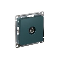 Изображение товара Systeme Electric AtlasDesign Изумруд Розетка антенная одиночная TV коннектор, механизм