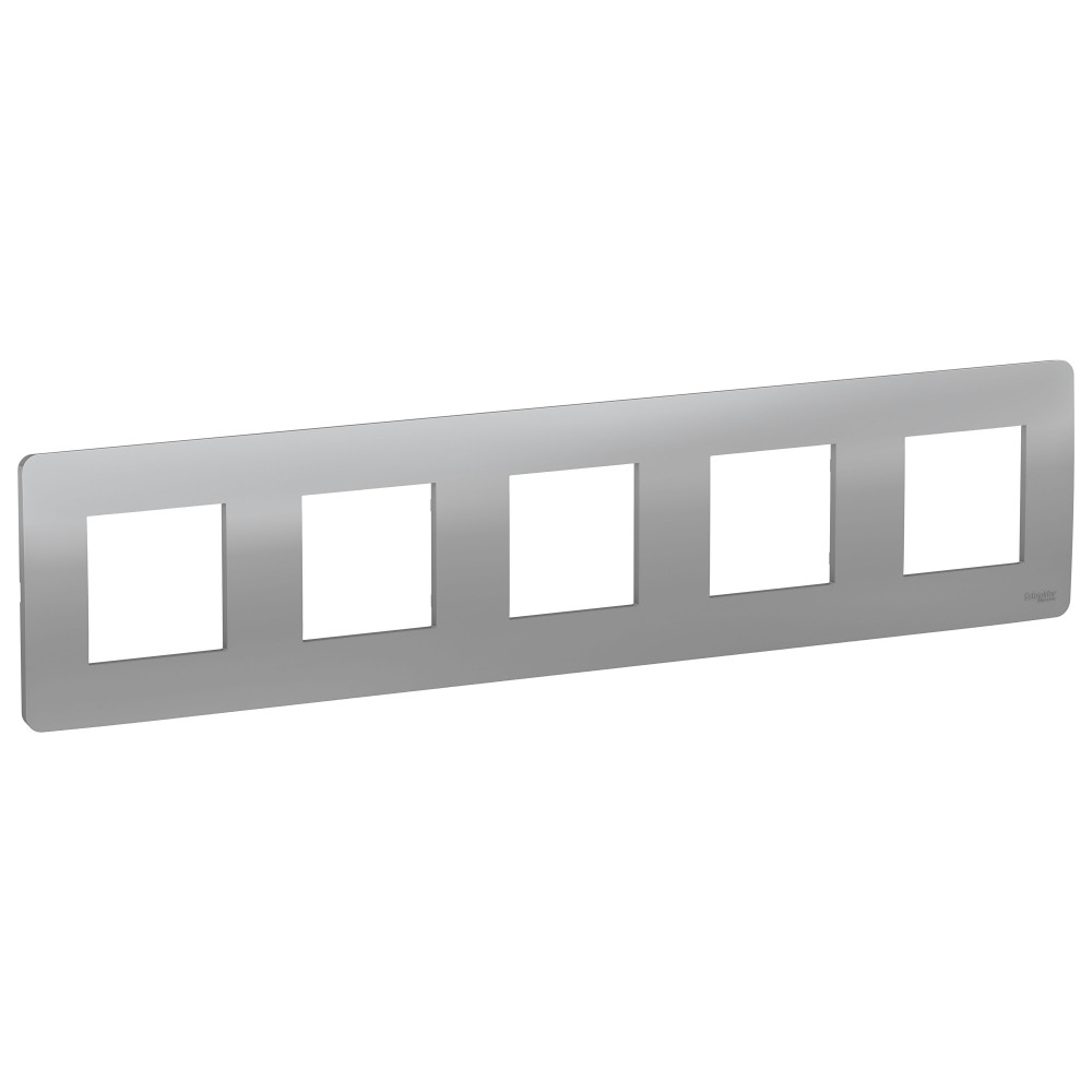 Изображение товара Schneider Electric Unica Studio Алюминий Рамка 5-ная