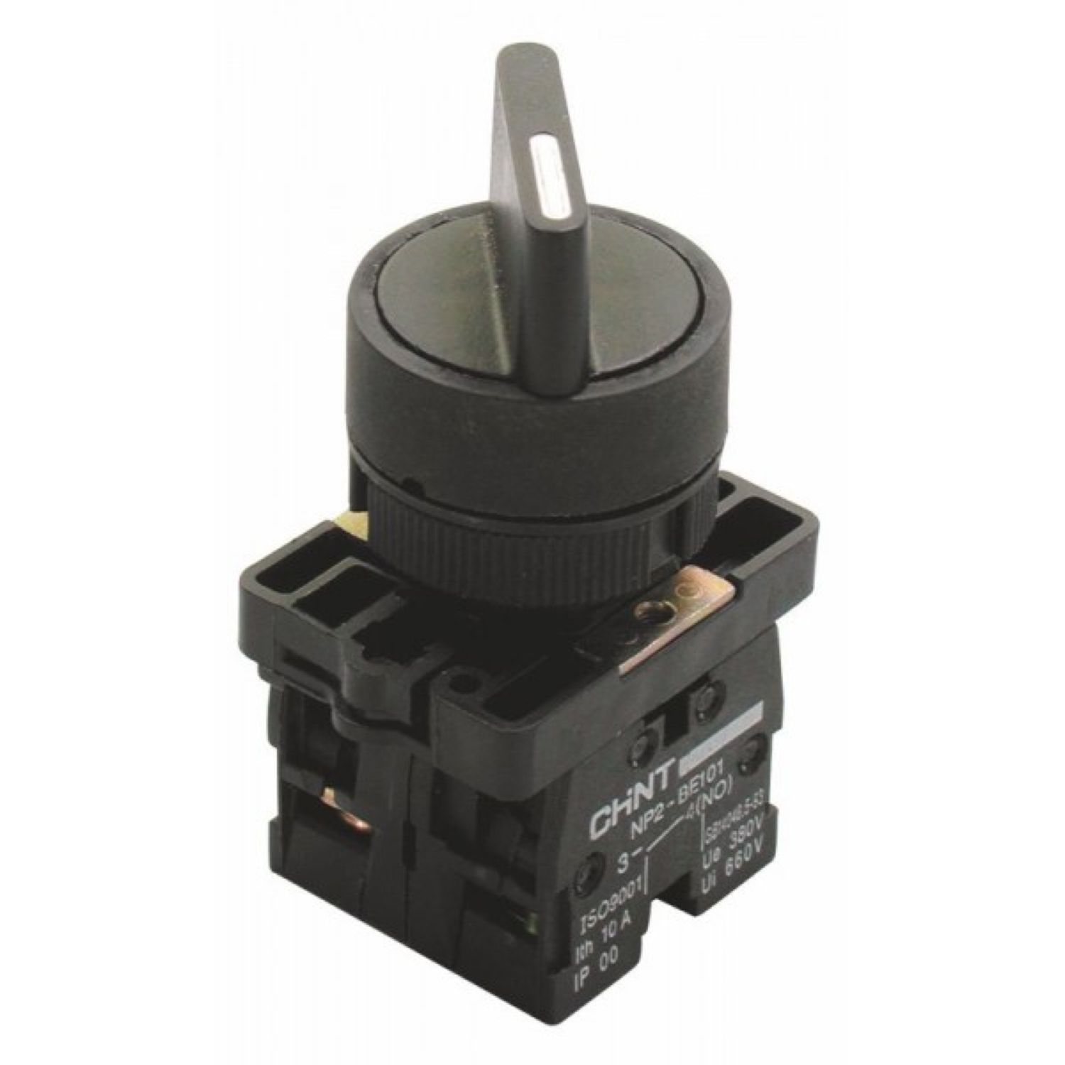 Изображение товара CHINT Переключатель NP2-ED23, 2 положения фиксацией, 2НО, IP40 (R)