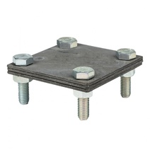 Изображение товара EKF PROxima Зажим полоса 40 - полоса 40 (3 пластины 70х70мм) HZ.