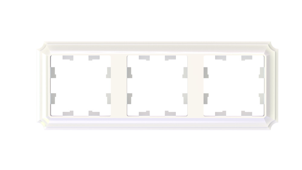 Изображение товара Systeme Electric AtlasDesign Antique Жемчуг Рамка 3-ая, универсальная