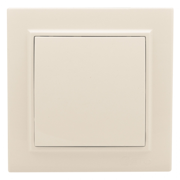 Изображение товара EKF Basic Минск Бежевый Выключатель 1-кл, 10А, СП.