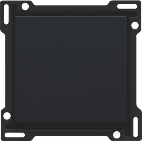 Изображение товара Niko Черный Накладка розетки со шт, с кр