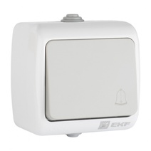 Изображение товара EKF PROxima Мурманск Кнопка звонка 1-клавишная 10А IP54 серая.