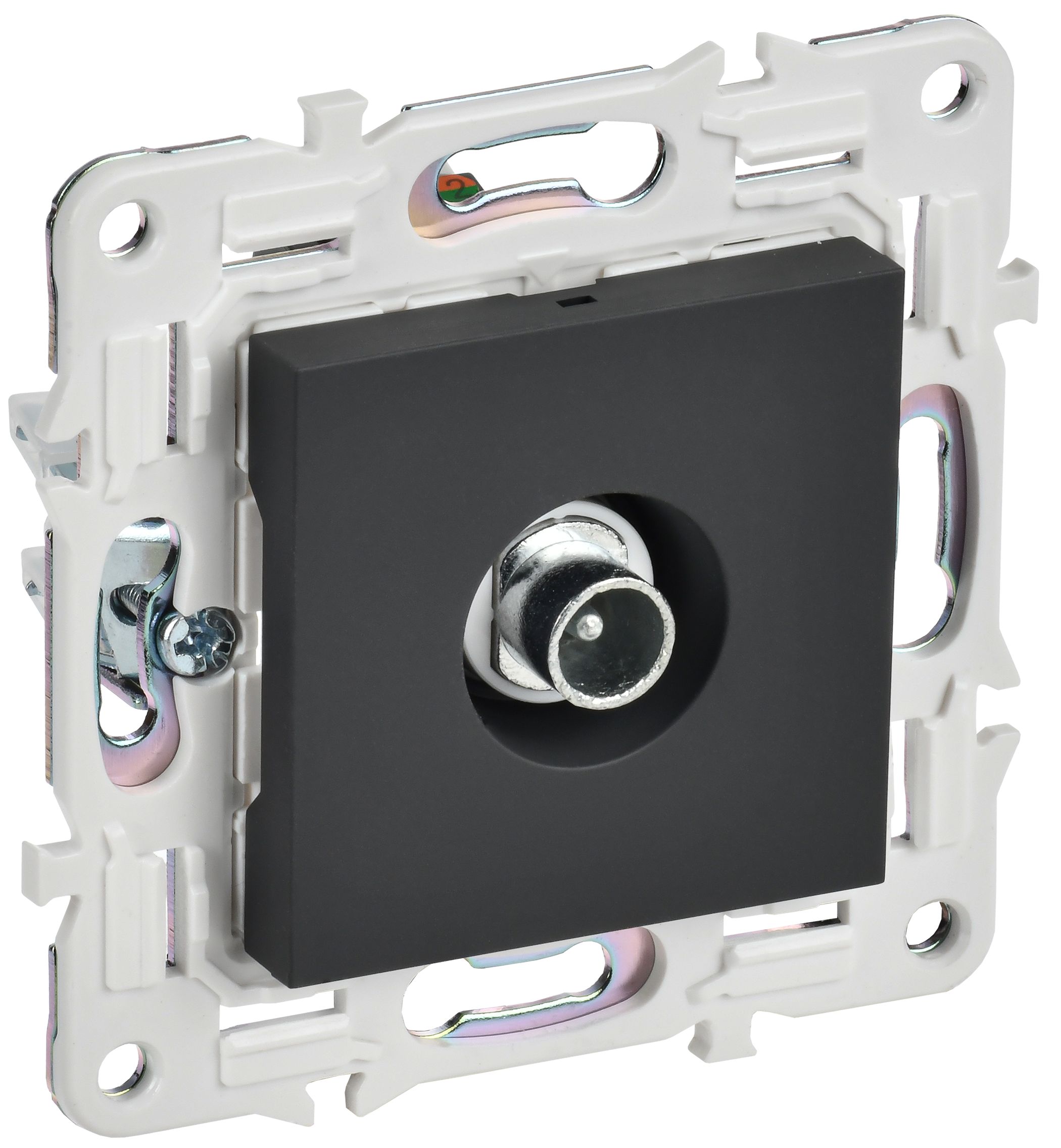 Изображение товара IEK SKANDY Графит Розетка TV проходная SK-A17G