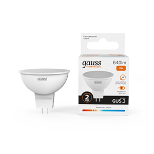 Изображение товара Gauss Лампа Elementary MR16 9W 640lm 3000K GU5.3 LED