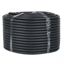 Изображение товара EKF PROxima Труба гофр. ПНД Plast с зондом d25мм (50м.) черная.
